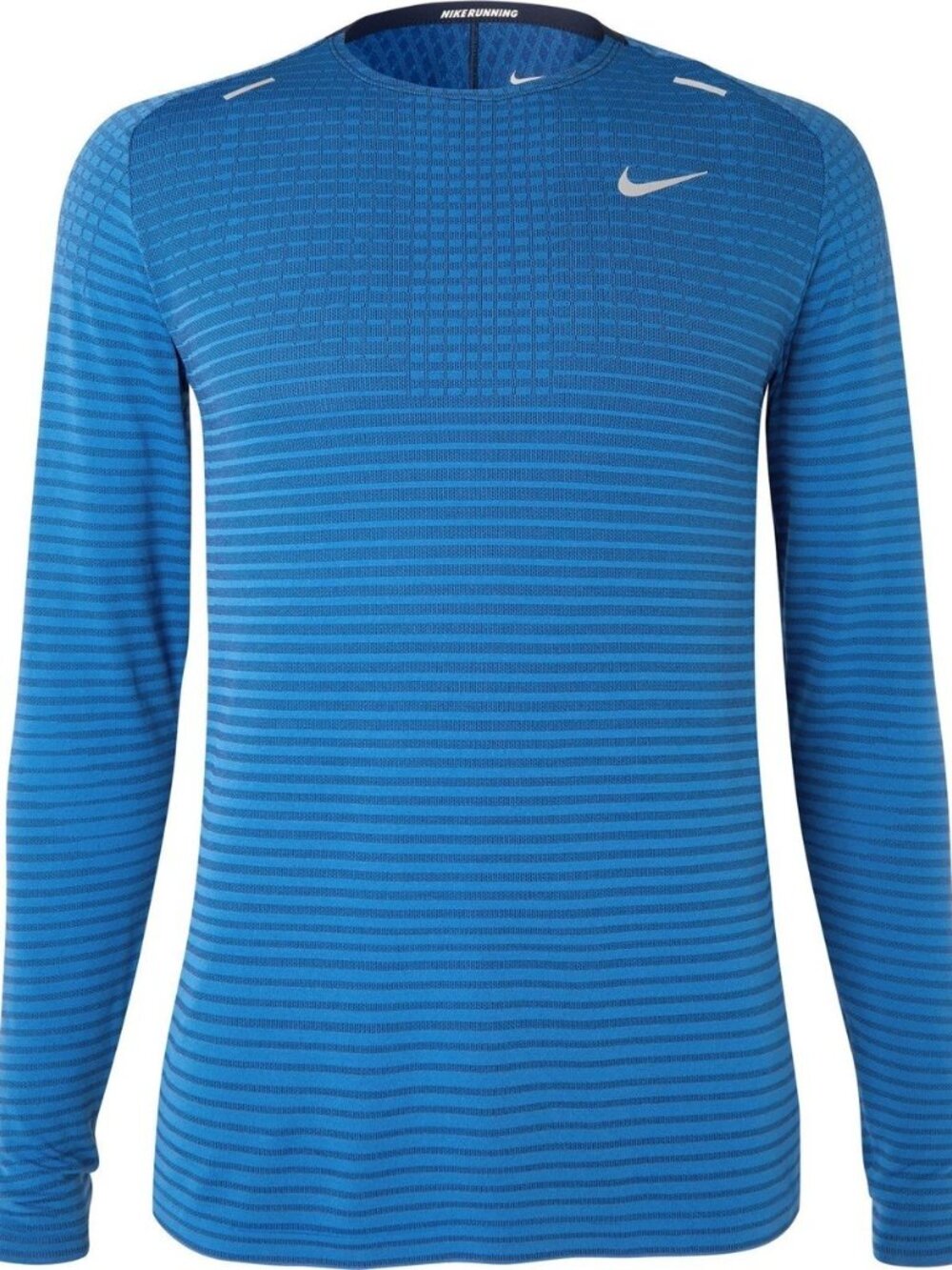 NIKE Running Men's Size Small NWT TechKnit Dri-Fit Slim-Fit Long Sleeve T-Shirt